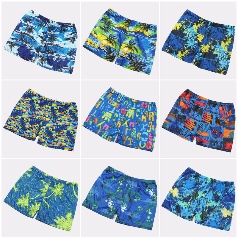 Adult Men's Swimming Trunks Plus Size Swimming Trunks Swimming Pool Close-Fitting Large Children's Boxer Shorts Hot Spring Bathing Beach Pants