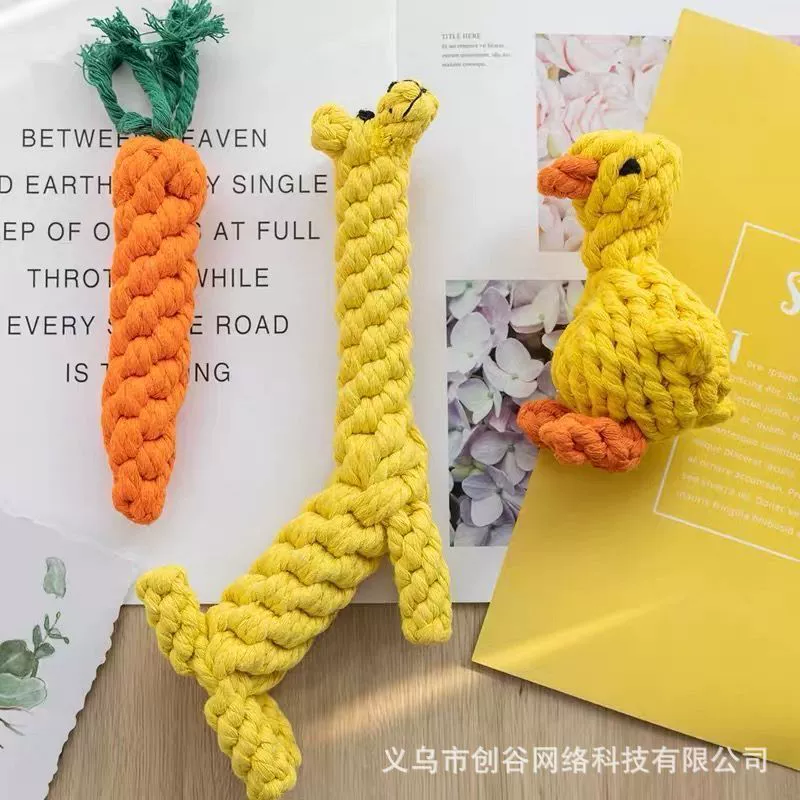 Собачья игрушка шлифовальная стойкая к укусу Теди Бомей Узел игрушка маленькая собака собака кусает веревку игрушка для домашних животных