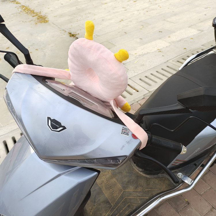 Electric Vehicle Anti-Collision Pad Front Seat Cushion Baby Head Protection Motorcycle Baby Safety Anti-Collision Head Thickened Pillow