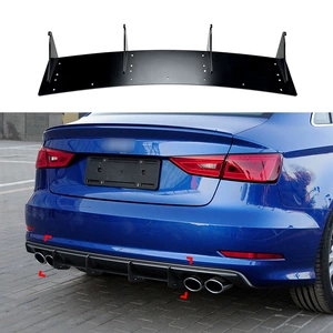 Audi S3 8V Sedan 2013-2015 üçün arxa dodaq spoyler arxa bıçaq külək bıçağı