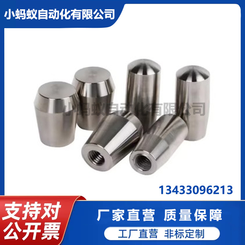 304不锈钢圆柱状手柄螺母凌柱状螺丝内螺纹圆形握柄固定柱螺帽m6