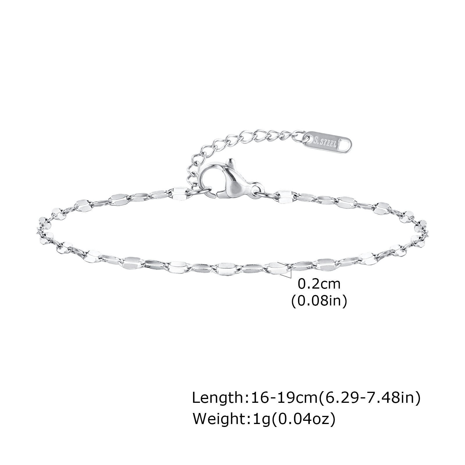 European American Cross-border Bestseller: Titanium Steel Thin Lip Bracelet, Non-fading, Simple Gold, Stylish And_voghion.com