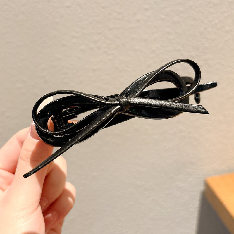 Clip de cabello de arco coreano, clip de captura de cabeza de mujer, clip de tiburón de alto nivel, clip de cabello de torsión, clip de boquilla de cabello