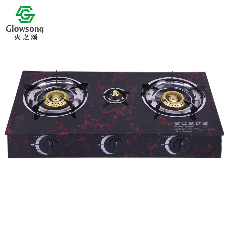 estufa de gas doméstica doble estufa de gas de mesa estufa de gas natural gas licuado estufa de mesa estufa de gas de carbón suministro de fábrica