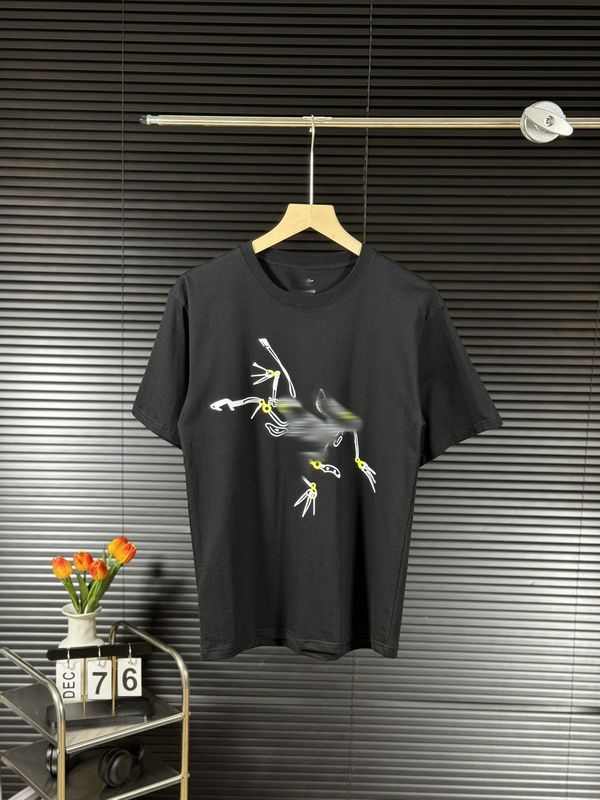 高級バードファミリー夏用格子柄プリント純綿半袖カップルラウンドネックトレンドブランドカジュアルTシャツファッショントップス|undefined