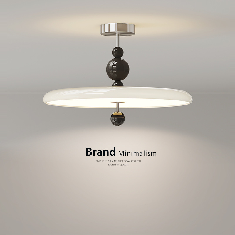 Modern and Minimalist Style Master Bedroom Lamp, High Aesthetic Eye-Protection Ufo Lamp, French Cream Style Creative Children's Room Ceiling Light Modern and Minimalist Style Master Bedroom Lamp, High Aesthetic Eye-Protection Ufo Lamp, French Cream Style Creative Children's Room Ceiling Light