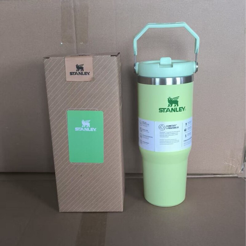 Amazon ebay 30oz スタンレー STANLEY ポータブルカップ カーカップ ステンレスハンドル蓋 ストローカップ|undefined