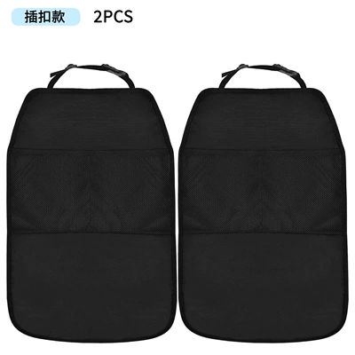 protector child rear seat back – Chair back anti-kick pad - buckle-style-2-pack
