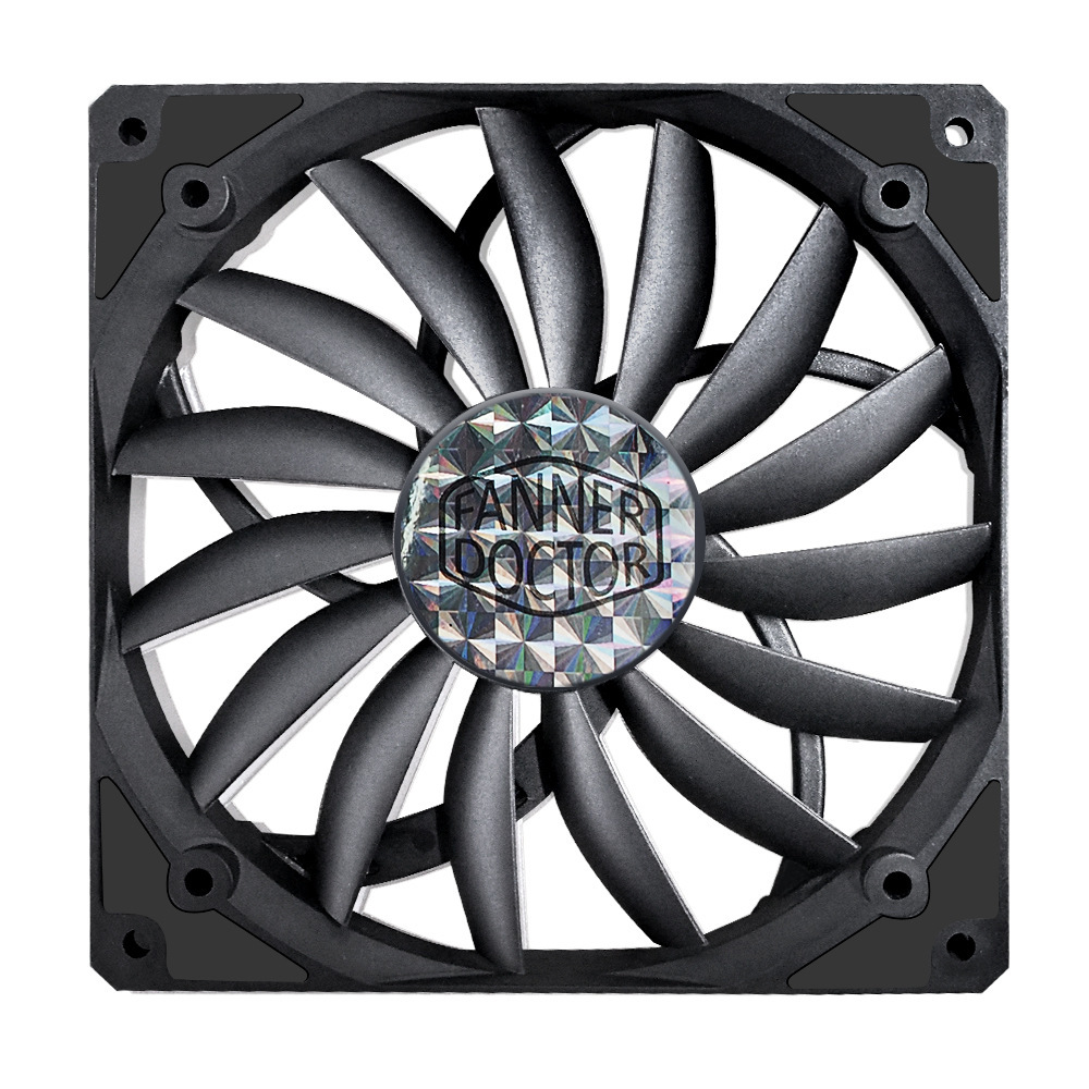 仕贝德风扇博士MF14015超薄机箱散热风扇 磁悬浮FDB轴承argb神光