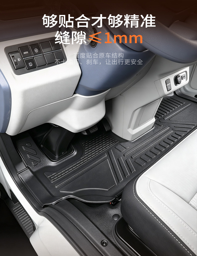SRM Xinyuan E3L/E3 Full-Coverage Specialized New Energy Cargo Version Trunk Mat Passenger TPE Trunk Mat