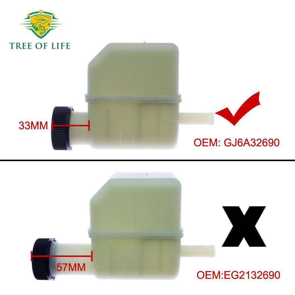 Gj6A-32-6900 for Mazda 6 New Power Steering Fluid Reservoir and Cap