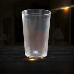 Acrylic Cup Transparent Plastic Water Cup Frosted Beer Cup Beverage Cup PS Aviation Advertising Cup Logo Commercial