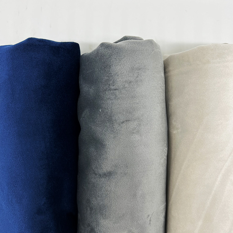 厂家批发丽丝绒荷兰绒布料沙发抱枕面料天鹅绒布