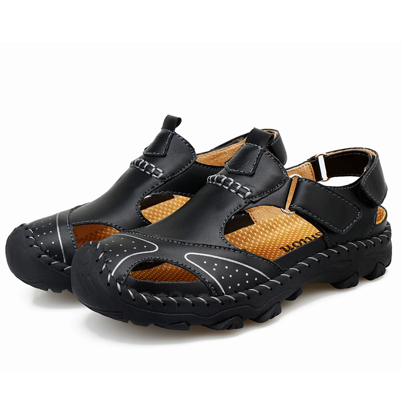 Stylish Childrens Sandals Closed Toe Breathable Non Slip Shoes_voghion.com
