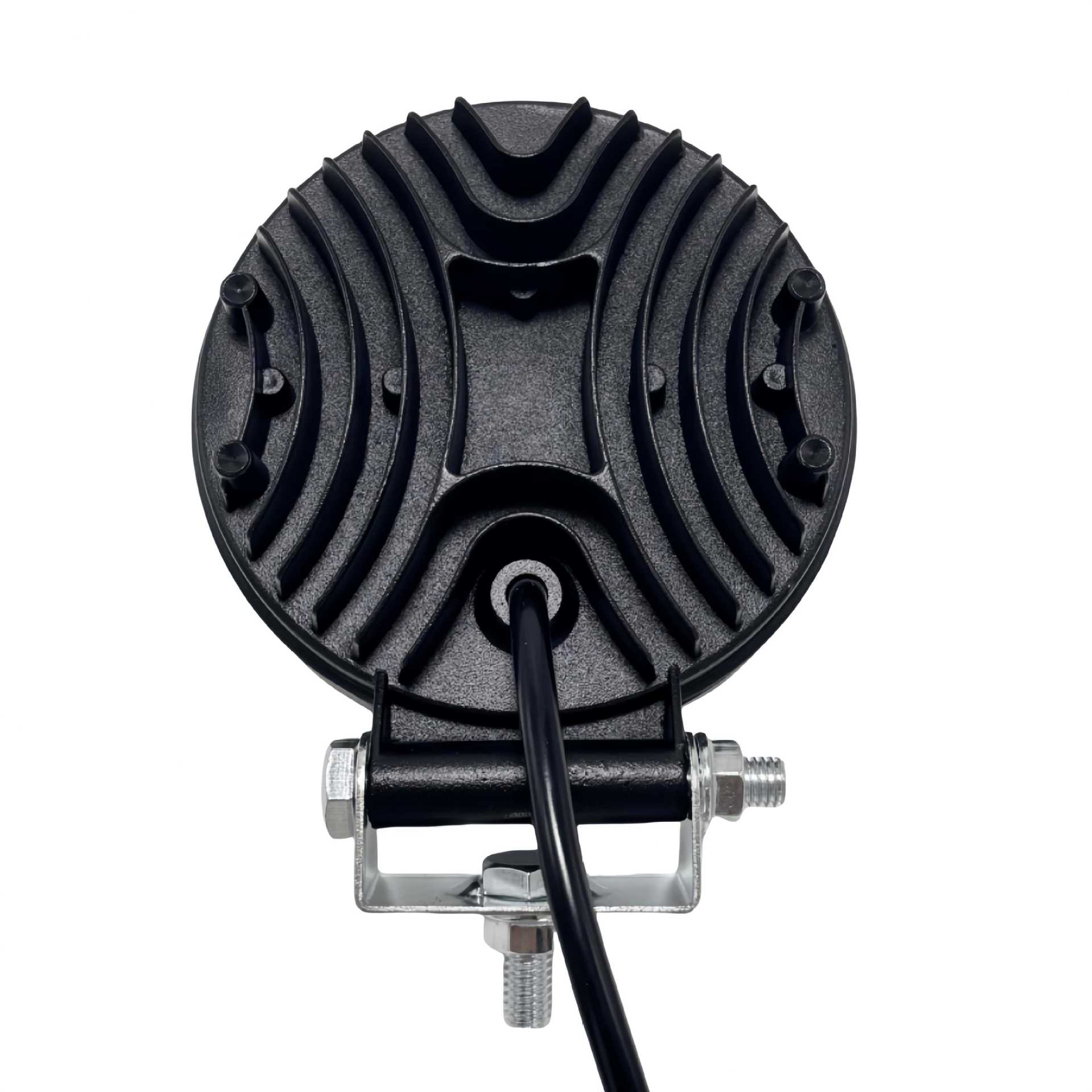 Cross-Border Car Led Spotlight 14 Beads 42W Round Car Front Bumper Light Forklift Light Off-Road Vehicle Work Light Inspection Light