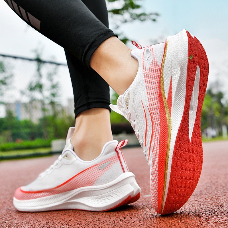 Zapatos deportivos transpirables de moda para hombres de verano, zapatos de plataforma con cordones de moda al aire libre para estudiantes, zapatos para correr casuales bajos