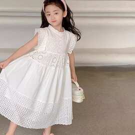 高品质【原版面料+加内里】韩版童装女童连衣裙2026夏儿童时尚裙