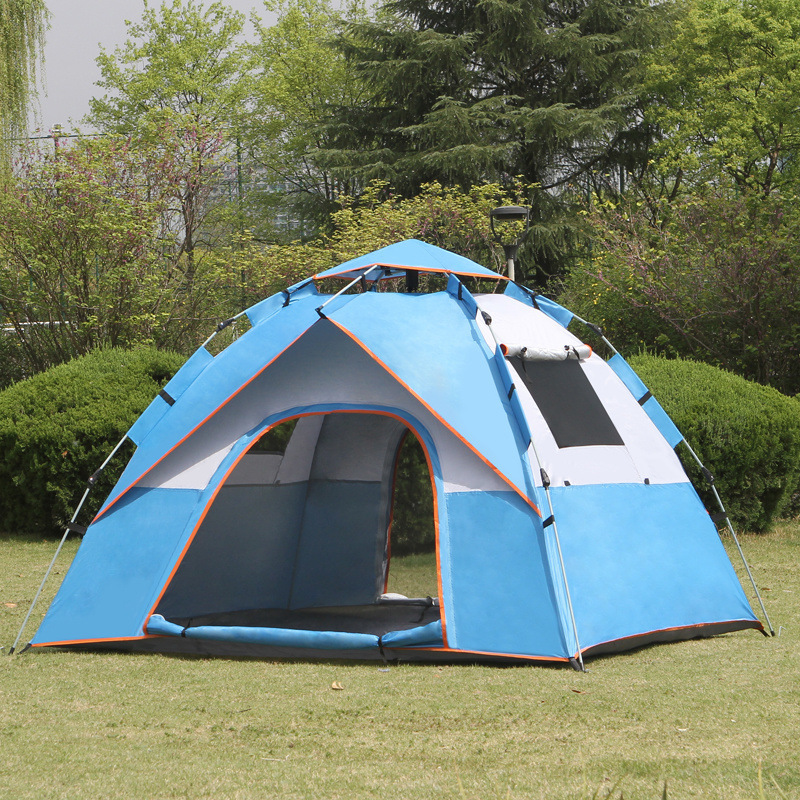Tent Outdoor Camping Thickened Rainproof 3-4 Full-automatic Outdoor Sun Protection 2-person Camping Picnic Ultra-light Equipment
