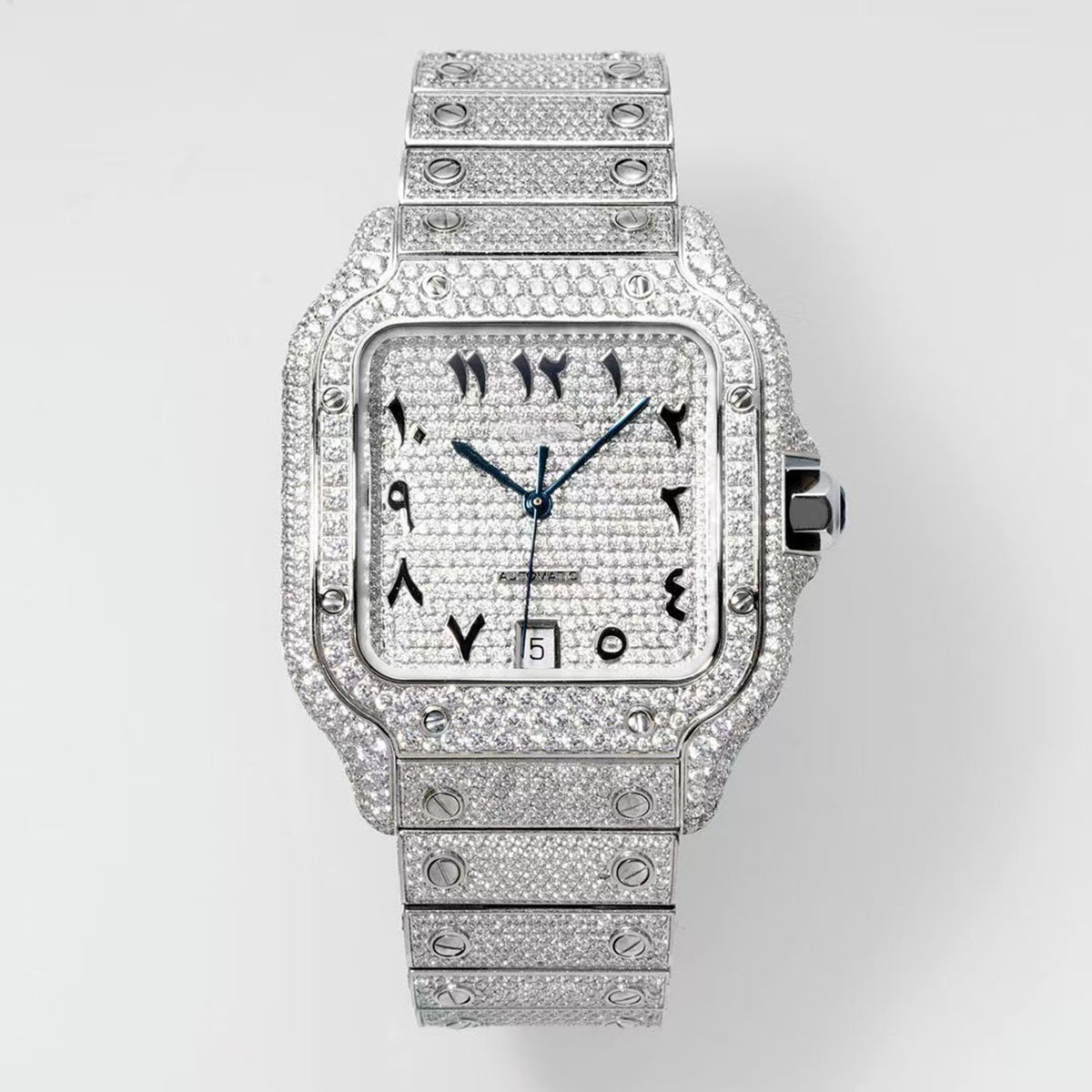 실버 블랙 아라비아 숫자