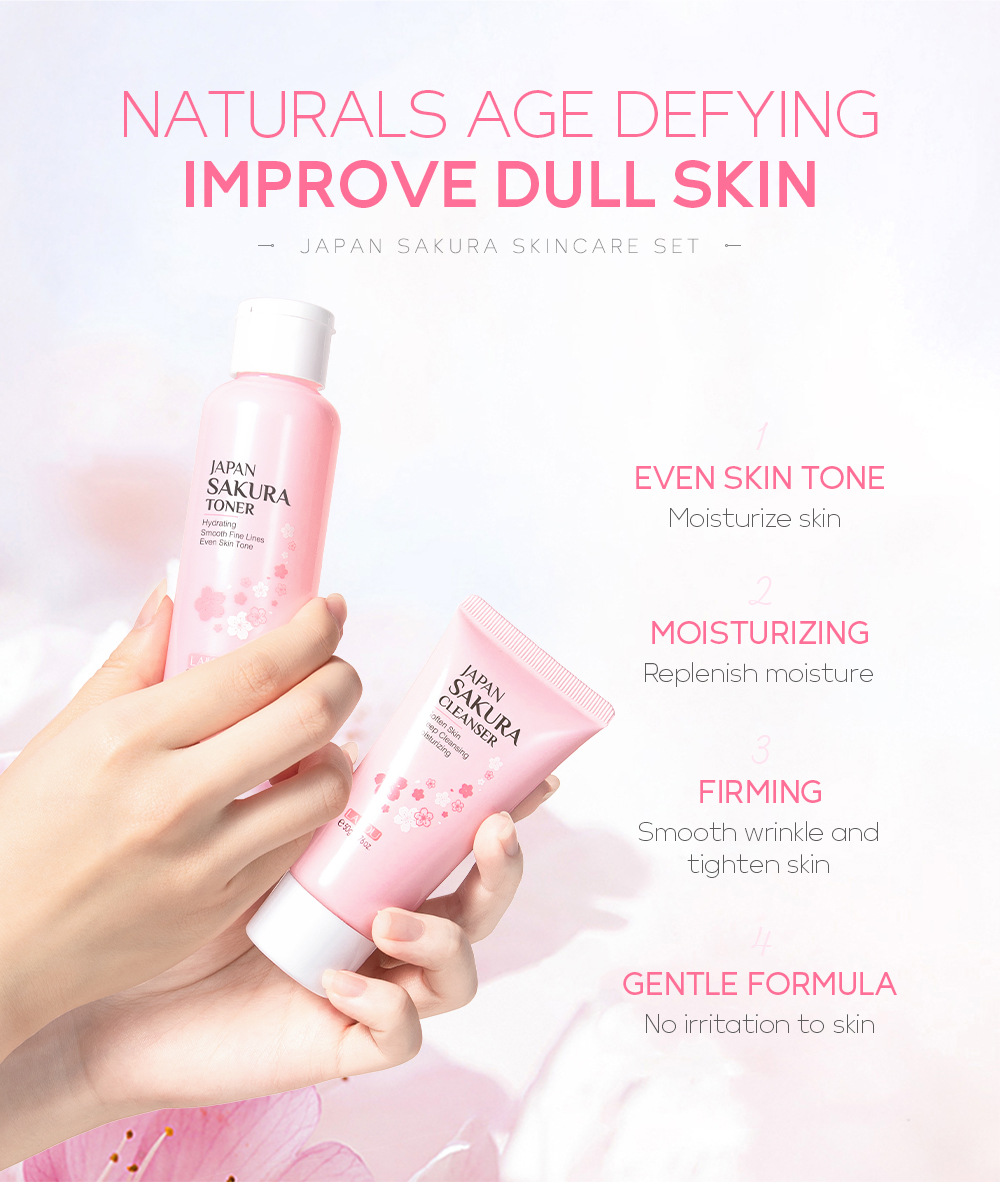 LAIKOU Sakura Skincare Set Image 4