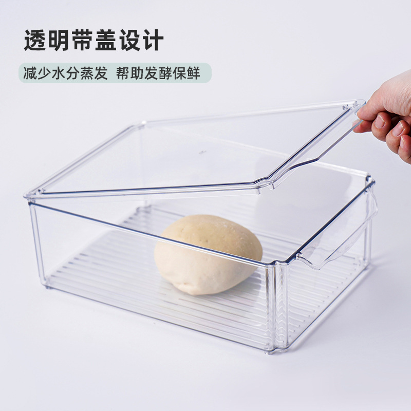 Dough fermentation box bread toast proofing noodle box refrigerator food grade food preservation box home kitchen storage box