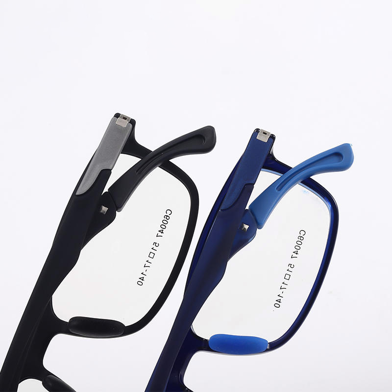 Guoda luz óptica gafas deportivas para niños marco de silicona suave almohadilla nasal gafas marco antideslizante estudiante gafas deportivas marco