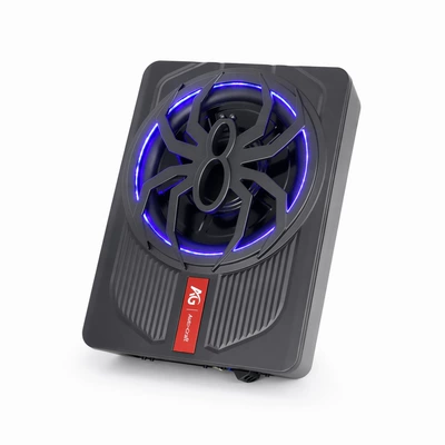 Car Audio Modified Spider 10inch Car Ultra-Thin Subwoofer with Blue Lights High-Power Active Audio (Car speaker/subwoofer) - 10inch-with-blue-light