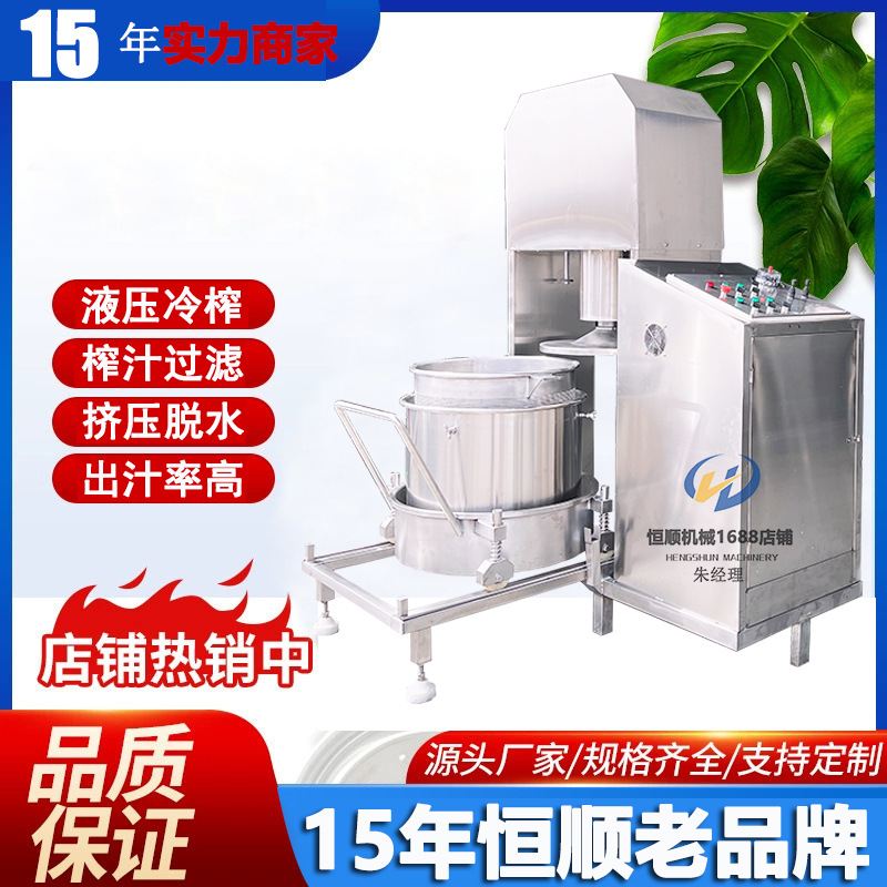 水果原汁冷提取液压压榨机 大型商用水果冷榨机 果蔬压榨机