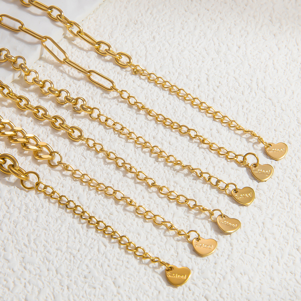 PVD Coated Gold Plating Process Lobster Trigger Clasp Closure Clasp Closure Type PVD Coated Real Gold Plated Geometric 304 Stainless Steel Lady Waterproof Non Tarnish 304 Stainless Steel Lobster Trigger Clasp Closure Necklace
