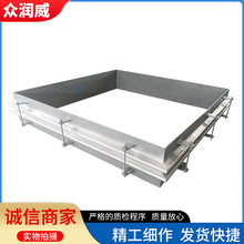 方形 矩形波纹补偿器不锈钢膨胀节烟风煤粉管道软连接风机伸缩节