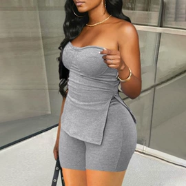 时尚休闲套装;连衣裙;女士连体裤