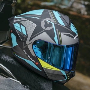 Motorcycle Helmet for Men and Women, Dual Lens Flip-Up, Full Face, Bluetooth Slot
