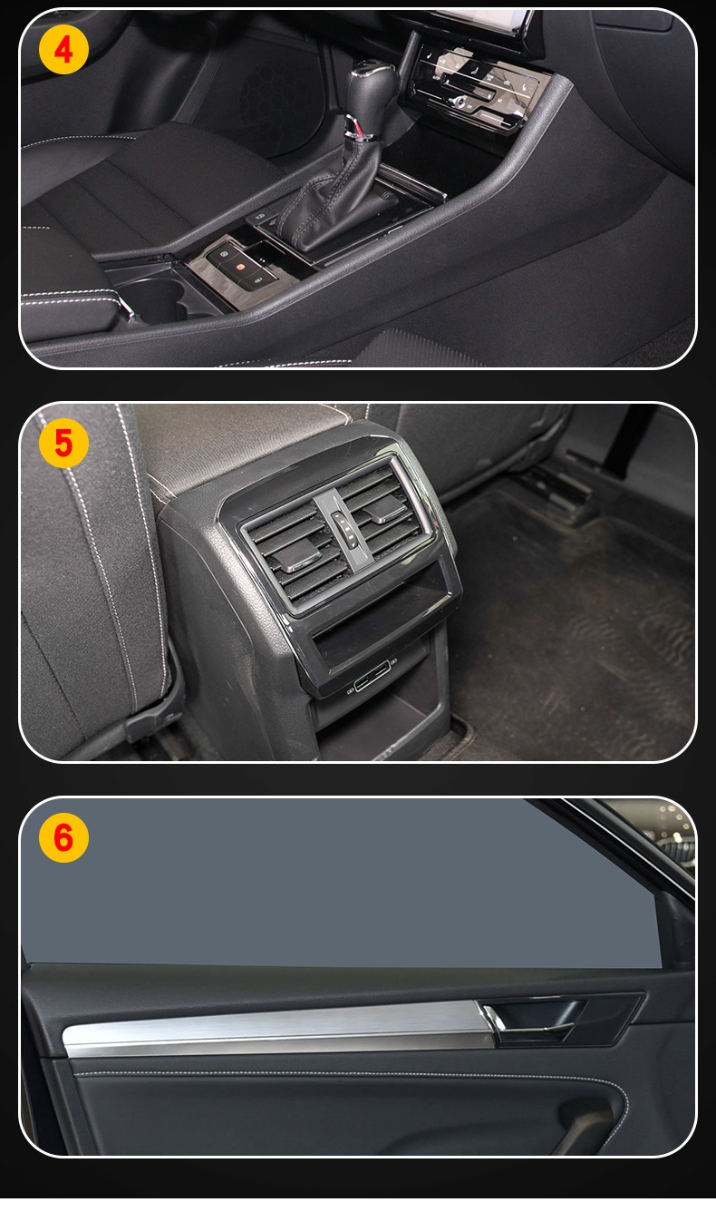 20-25 Skoda Superb Special Screen Central Control Interior Sticker Car Modification Product Transparent Tpu Protective Film