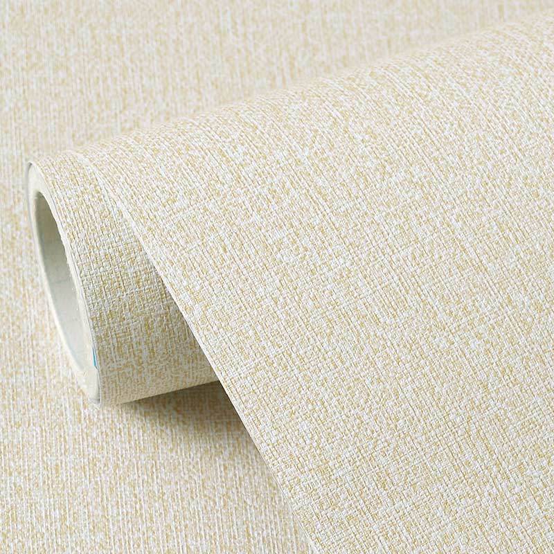 Papel pintado impermeable grueso autoadhesivo papel pintado de lino de color sólido autoadhesivo sala de estar dormitorio Fondo pared papel pintado de lino