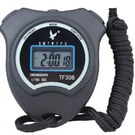 Tianfu stopwatch TF306 single row 2 channels memory stopwatch timer sporting goods equipment single row timing