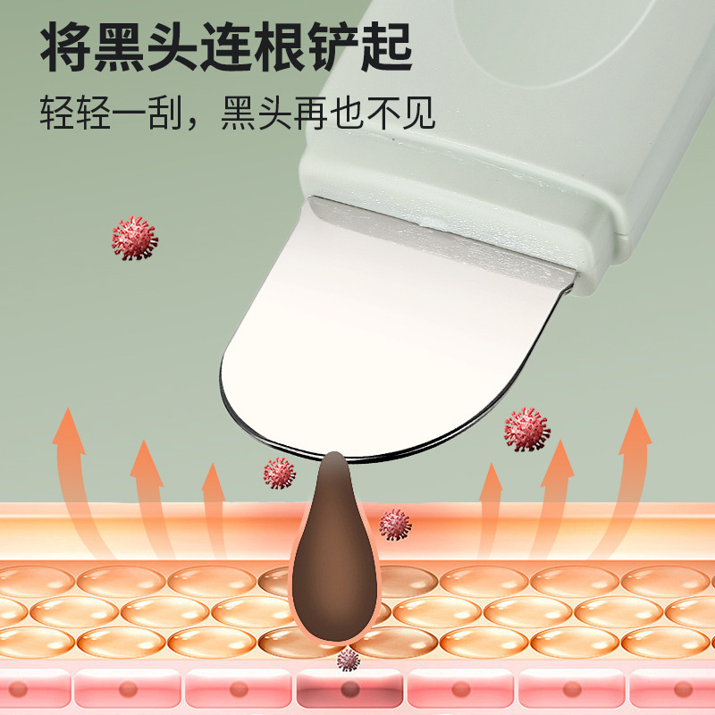 人体工学黑头铲去毛囊面部清洁手动双头一铲多用洁面毛孔清粉刺|undefined