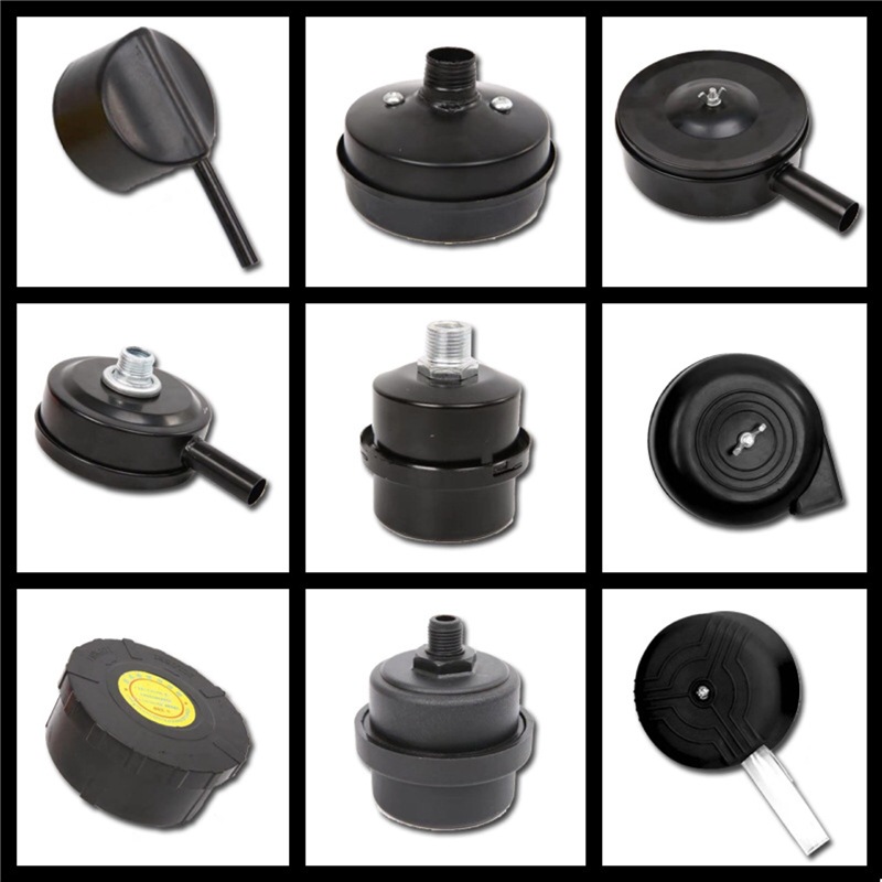 无油空压机直联活塞式打气泵消声消音器配件空气过滤清器滤芯