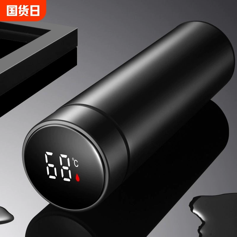 304 нержавеющая сталь большой емкости термочашка печать логотипа интеллектуальная чашка для воды Мужская женская чашка высокого класса показывает температуру Zening