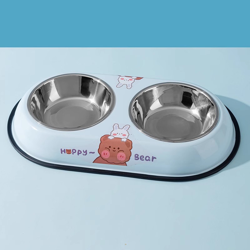 하늘색 토끼 곰