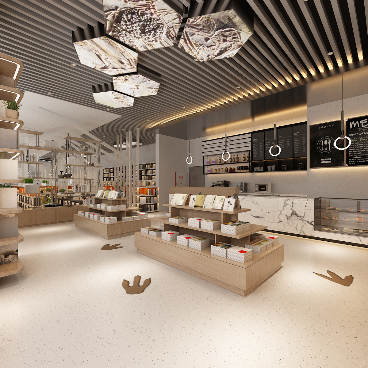 书店 整店输出货架展示柜002