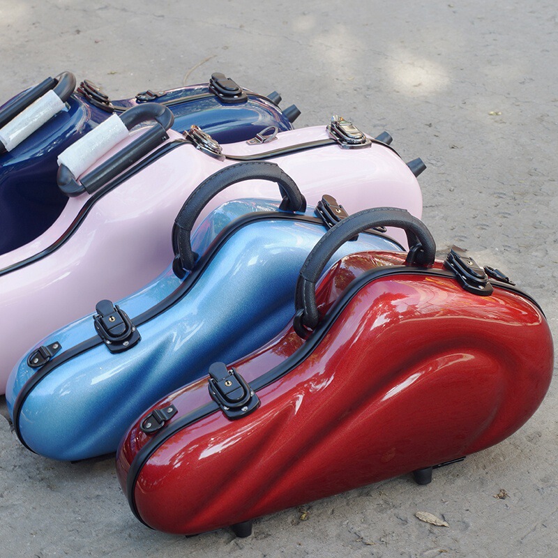 Drop B High Tone Small Elbow Saxophone Bags Glass Fiber Reinforced Plastic Colorful Backpack Backpack Suitcase