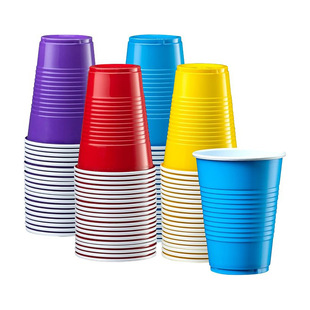 350mlһ���Ա������ϱ�PP�pɫ����ɫ�Ӻ�12oz�Ɍ�solo�Α�50ֻ