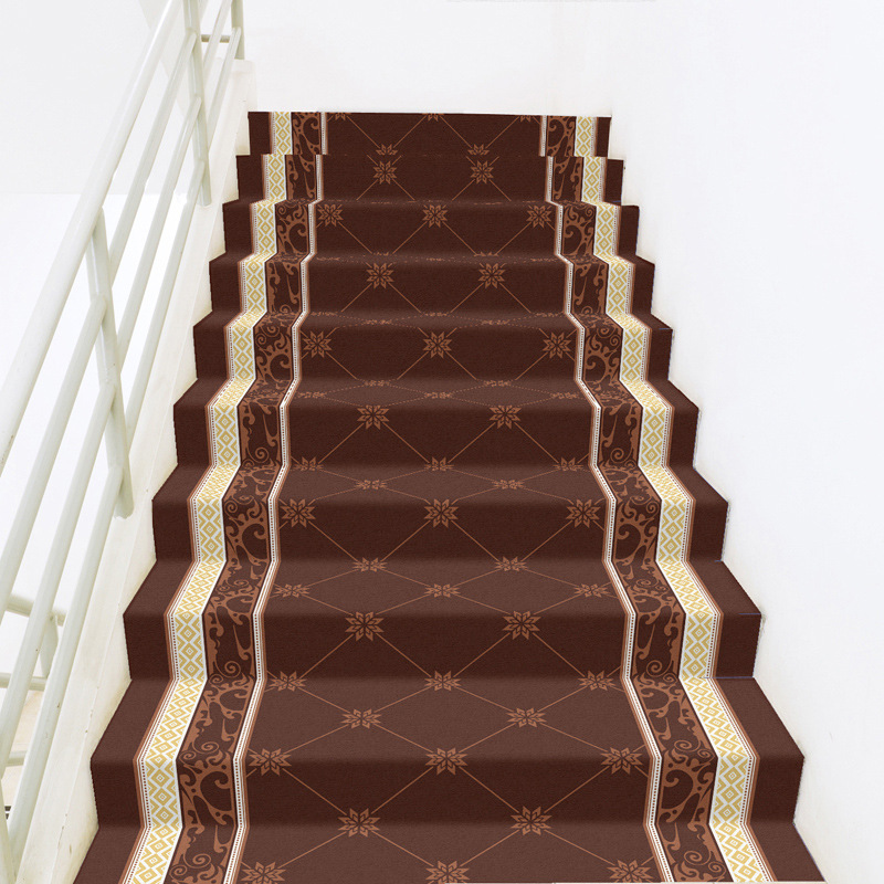 5ZV7 wholesale full floor carpet iron stairs marble cement tile step pad self-adhesive self-carrying back adhesive foot pad platform 