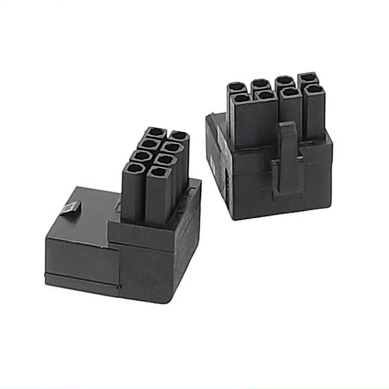 Graphics card elbow 90-degree elbow graphics card 8-pin connector 90-degree elbow graphics card steering head positive bending reverse bending injection molding