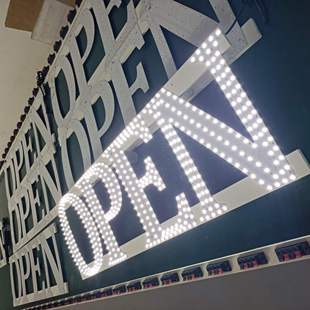 Cross-Border Led Letter Board Light Source, Special-Shaped Light Board Light Source, Letter Board, Open Sign, Luminous Letters, Special-Shaped Customization