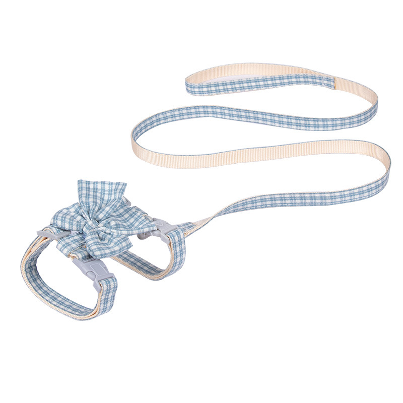 Suministros para mascotas Amazon nuevo arco gato pecho cuerda de tracción en forma de I gato cuerda ajustable gato caminando cuerda