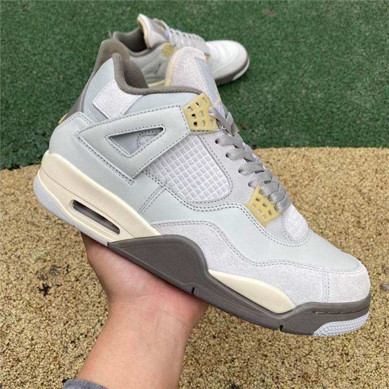 Original Aj4 Basketball Shoes in Sail White, Platinum Black, Red, Midnight Blue, Couple's Gray, Rabbit Gray, Wine Red, White, and Blue, Versatile Sneakers for Men and Women