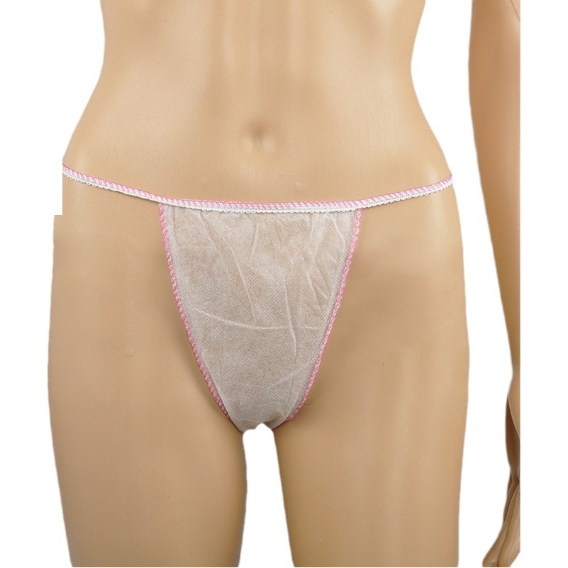 Disposable Thong Non-Woven Underwear Beauty Salon Disposable Breathable Sauna Disposable Women's Underwear Shorts Travel