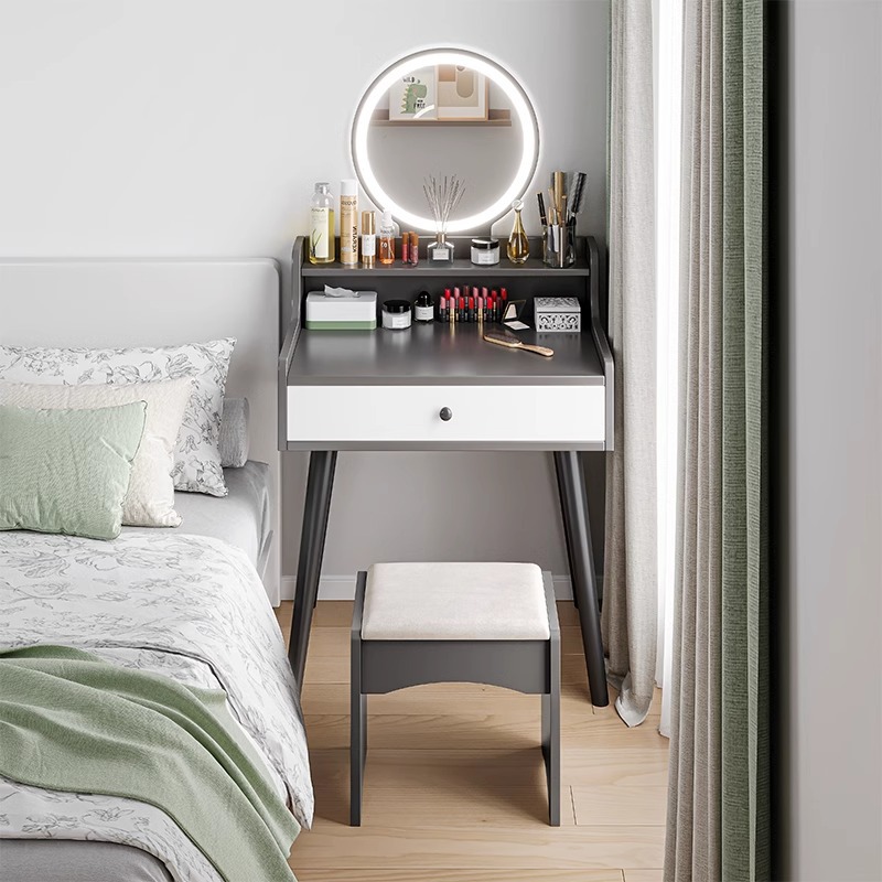 Dressing Table Small Bedroom Modern Simple Small Apartment Mini Makeup Table Simple Internet Celebrity Small Makeup Table