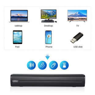 Cross-Border Wholesale Tv Soundbar Speakers Home Theater Subwoofer Bluetooth Soundbar Speakers Panoramic Sound